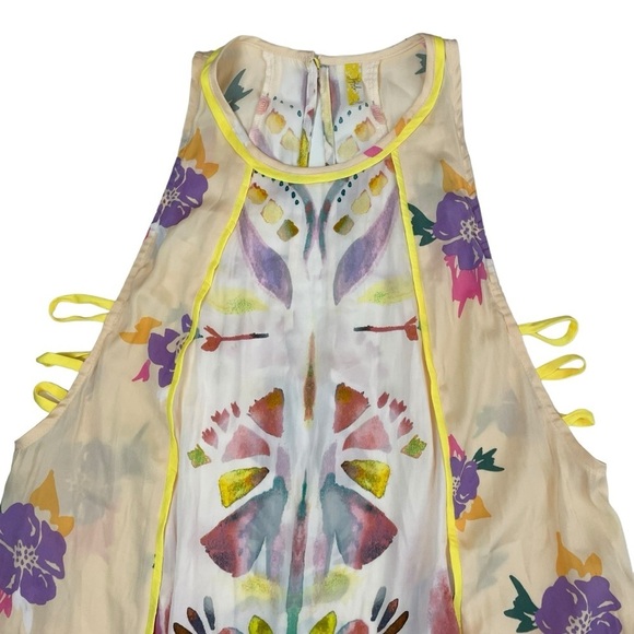 Free People Dream Free Watercolor Slip Tunic Mini Dress - Picture 8 of 16
